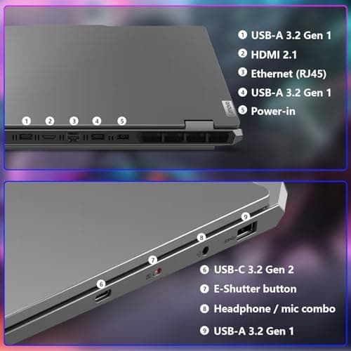 Lenovo LOQ 15 15ARP9 RTX 4050 Gaming Laptop, 15.6 FHD 144Hz IPS Display, AMD Ryzen 7 7435HS, NVIDIA GeForce RTX 4050, 32GB DDR5 RAM, 1TB SSD, Backlit Keyboard, Wi-Fi 6, Bundle with PCO Laptop Cooler