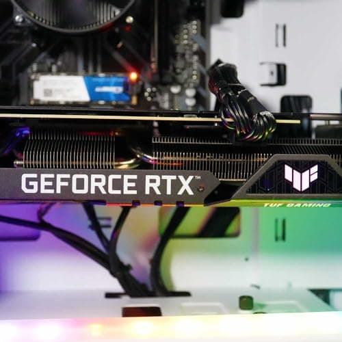 ViprTech Rebel 4.0 Gaming PC - AMD Ryzen 7 (4.1Ghz Turbo), RTX 4060 8GB, 32GB DDR4 3200, 1TB NVMe SSD, VR-Ready, Streaming, WiFi BT, RGB, Win 11 Pro, Prebuilt Desktop Computer White
