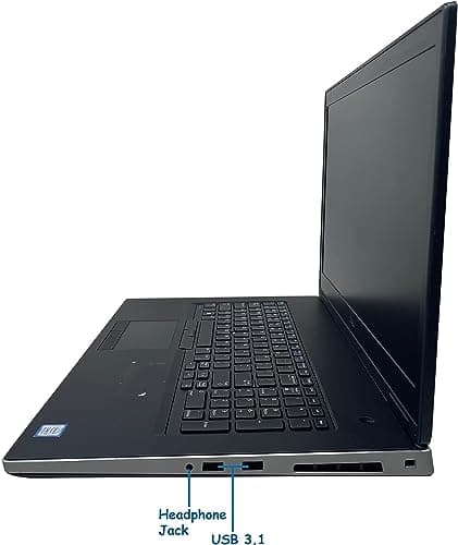 DELL Precision 7540 Workstation Laptop, NVIDIA Quadro T2000 4GB, 15.6" FHD(1920x1080), Intel Core i7-9850H, 32GB Ram, 512GB SSD, Backlit Keyboard, Windows 10 Pro (Renewed)