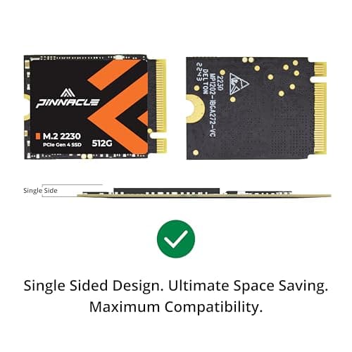 Timetec 512GB M.2 2230 SSD NVMe PCIe Gen4x4 Read Up to 4,800 MB/s Compatible with Steam Deck, ASUS ROG Ally, Microsoft Surface pro 9/ pro 8/pro 7+/pro X/laptop3/laptop4/laptop go/book3, Mini PCs