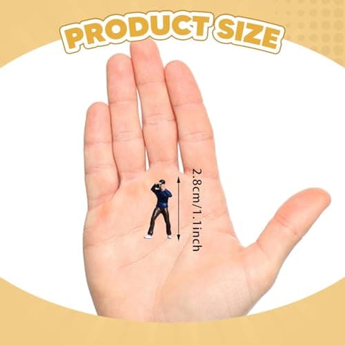 1/64 People Figure Street People Figure Mini Architectural Figurine for Train Layout Desktop Decoration, Photographer