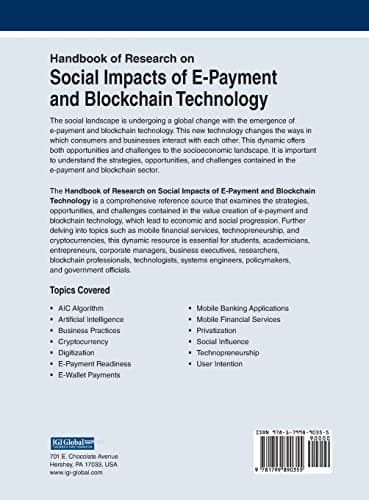 Handbook of Research on Social Impacts of E-payment and Blockchain Technology (Advances in Electronic Commerce)