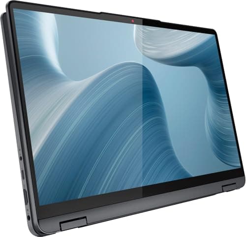 Lenovo IdeaPad Flex 5i 2-in-1 Laptop (14" FHD+ Touchscreen, Intel Core i3-1215U, 8GB RAM, 512GB SSD) Convertible, Fingerprint, Backlit, FHD Webcam, 9-Hr Battery Life, IST Pen & HUB, Win 11 Home, Grey