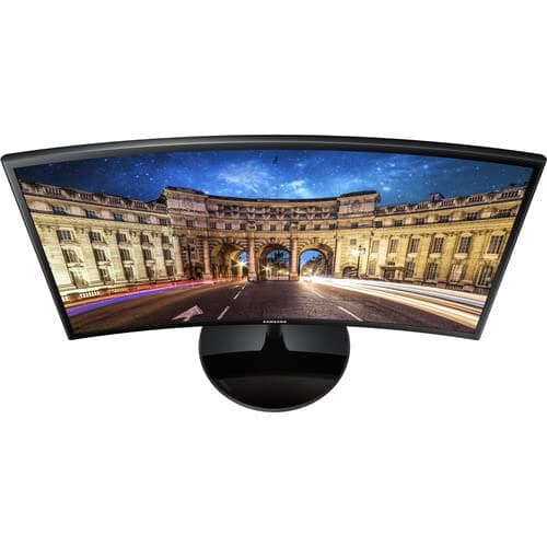 SAMSUNG 27 Inch Curved Computer Monitor, LC27F390FHNXZA LED 60Hz Full HD 1080P Gaming Slim Design for Home &Office, Wholesalehome Mouse Pad Included