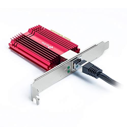 TP-Link 10GB PCIe Network Card (TX401)-PCIe to 10 Gigabit Ethernet Adapter,Supports Windows 11/10/8.1/8/7, Servers 2019/2016/2012 R2, and Linux, Including a CAT6A Cable