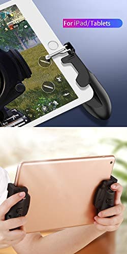 Game Controller for iPad PUBG Mobile Game Controller Cellphone Trigger Switches for PUBG/Knives Out Gaming Controller Shooter L1R1 Trigger Fire Button Aim Key Gamepad for Tablet/Android/iOS/iPhone