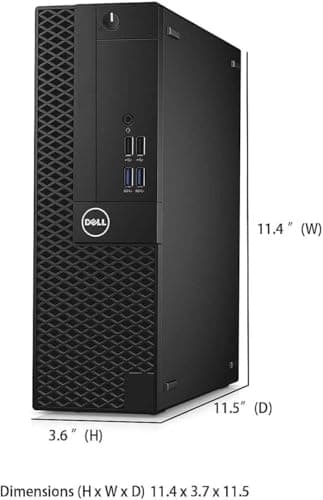 Dell Optiplex 3050 SFF Desktop PC, 21.5" FHD(1920x1080) Monitor, RGB Headset, AMD Radeon R5 340X, Core i5-6500, 16GB DDR4, 1TB SSD, Keyboard, Mouse, Windows 10 Pro (Renewed)