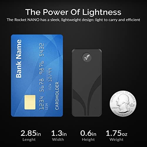 SABRENT 1TB Rocket Nano V2 External SSD – USB 3.2 Gen 2x2, Up to 1500MB/s Transfer Speeds, Rugged Aluminum & Silicone Sleeve, 8K Video-Ready Portable Drive (SB-1TB-NAV2)