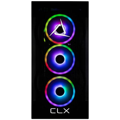 CLX Set Gaming PC - Intel Core i9 12900KF 3.2GHz, GeForce RTX 4060 Ti, 1TB NVMe M.2 SSD, 4TB HDD, 32GB DDR4 RGB Memory, 240mm AIO, Windows 11 Home, Black