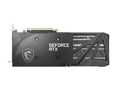 MSI Gaming GeForce RTX 3060 12GB 15 Gbps GDRR6 Boost Clock: 1807 MHz 192-Bit HDMI/DP PCIe 4 Torx Triple Fan Ampere OC Graphics Card (RTX 3060 Ventus 3X 12G OC)
