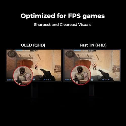 BenQ Zowie XL2586X+ 24.1 New Fast TN 600Hz Gaming Monitor, DyAc 2, 1080p, Auto Game Mode by XL Setting to Share, Height Adjustment Powered by Industrial-Grade Bearing Design, S Switch, Shielding Hood