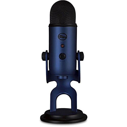 Logitech Creators Blue Yeti USB Microphone for Gaming, Streaming, Podcast, YouTube, Discord, PC, Studio Sound, Plug & Play-Midnight Blue