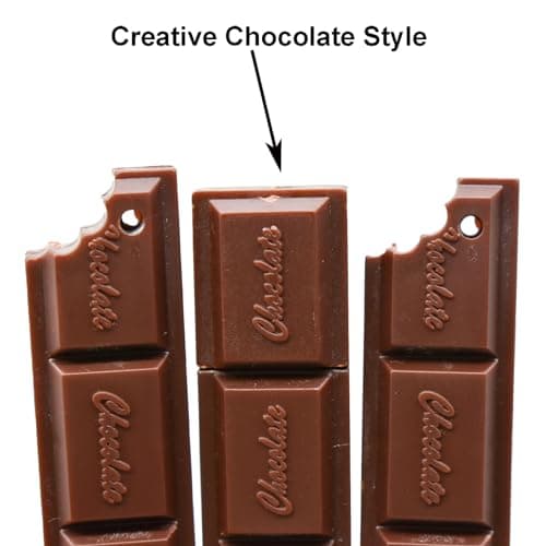 Maydahui 30 PCS Simulation Chocolate Shape Ballpoint Pens Funny Food Pen Novelty Pens Blue Ink for School Party Office