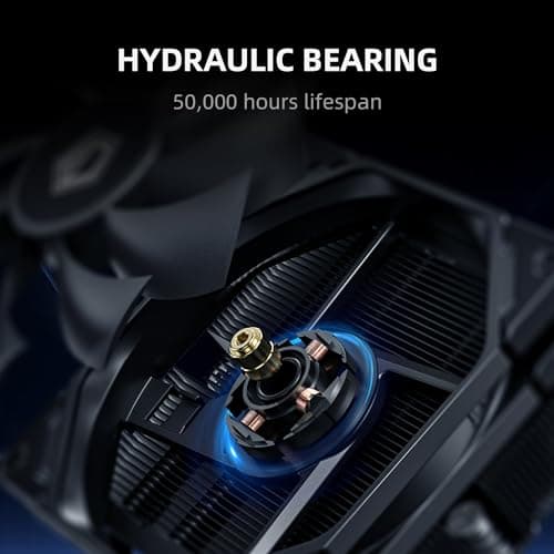 ID-COOLING IS-40-XT Black - 47mm Height Low Profile CPU Cooler, 4 Direct-Contact Heat Pipes Air Cooler for HTPCs, ITX, and Small Form Factor Builds, 92×92×15mm Slim Fan, Support Intel & AMD Socket