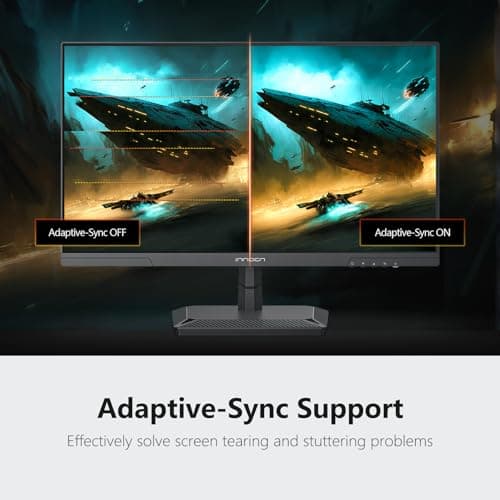 INNOCN 24.5" Gaming Monitor 1440p 240Hz QHD 2K PC Desktop Gaming Fast IPS HDMI 2.1 Display, DisplayPort, 1ms, Built-in Speaker, 25G2S