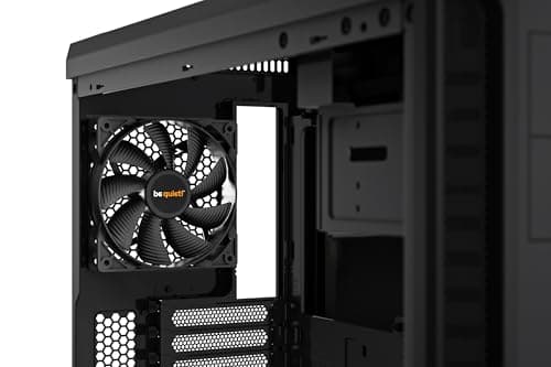 be quiet! Pure Base 600 ATX Midi Tower PC Case| 2 Pre-Installed Pure Wings Fans | Black | BG021