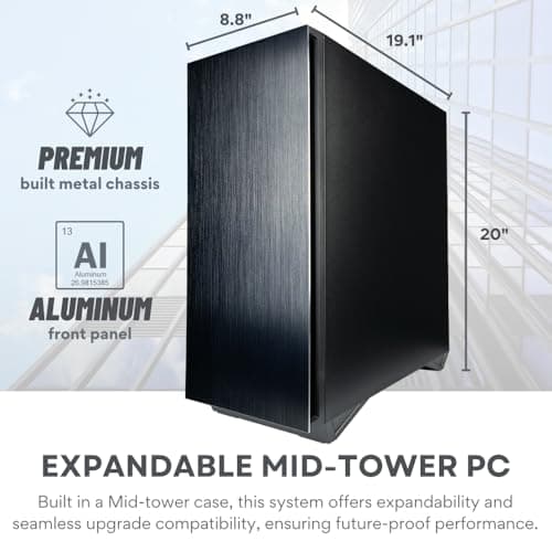 96-Core Threadripper PRO 7995WX Workstation with RTX 5090 32GB, 384GB RAM, 4TB SSD+3TB HDD, W11P (High Performance Computer for Gen AI, AR, ML, CAD, Deep Learning, 3D Modeling & Rendering) Desktop PC