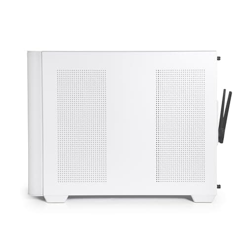 Volt X3 Gaming PC Desktop Computer - Intel e5-1650 v4 4.0GHz, NVIDIA GTX 1070 8GB, 16GB DDR4 RAM, 512GB NVMe SSD, 4 RGB Fans, Wireless WiFi + Bluetooth, Windows 11 Home 64-Bit Activated (White)