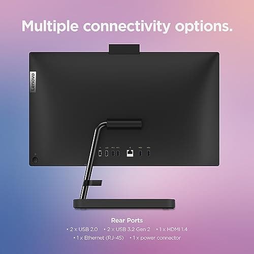 Lenovo IdeaCentre AIO 3i - All in One Desktop - PC Computer - Mouse & Keyboard Included - 21.5" FHD Display - Windows 11-8GB Memory - 256GB Storage - Intel Core i3-1215U