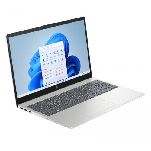 HP 15.6" Laptop (2025 Model), 15.6" FHD IPS Screen, Intel Core i5-1334U, 12GB RAM, 512GB SSD, Numeric Keypad, Webcam, HDMI, Wi-Fi, Windows 11 Home, Natural Silver - Upgradeable