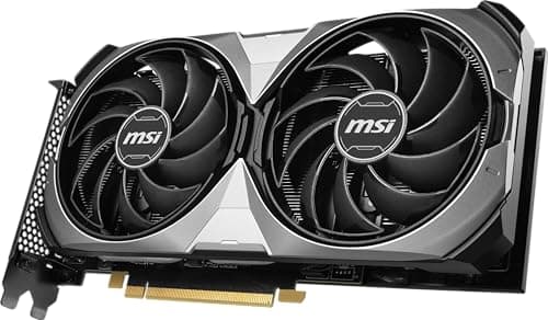 MSI Gaming RTX 4070 Super 12G Ventus 2X OC Graphics Card (NVIDIA RTX 4070 Super, 192-Bit, Extreme Clock: 2520 MHz, 12GB GDRR6X 21 Gbps, HDMI/DP, Ada Lovelace Architecture)