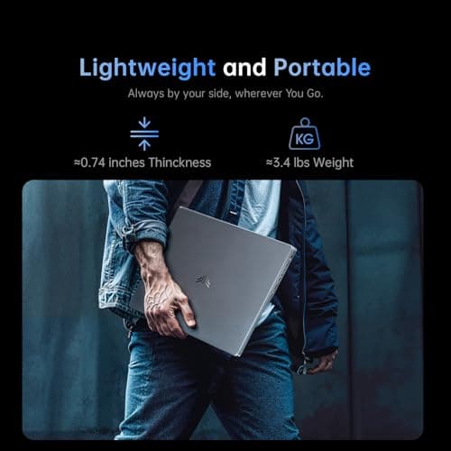 2025 Laptop, Laptop Computer with Intel Quad-Core Processor(Up to 3.6GHz), 16GB DDR4 512GB SSD Windows 11 Laptop, 15.6" IPS 1080P, USB3.2