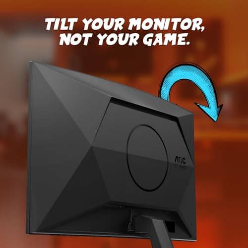 AOC CQ32G4VE 32" Curved Frameless Gaming Monitor 2K QHD, 1500R Curved VA, 180Hz, 0.5ms Response Time, 2X Display Port, 2X HDMI, Gaming Console Compatible, 3-Year Zero Dead Pixel Guarantee