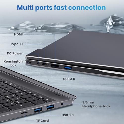 jumper 17.6 Inch Laptop, 16GB RAM, 640GB ROM, Office 365, Windows 11 Laotop with Celeron N5095, IPS FHD Display 100% sRGB, Backlit Keyboard, WiFi-6, Numpad, BT4.2, Type-C, Cooling System