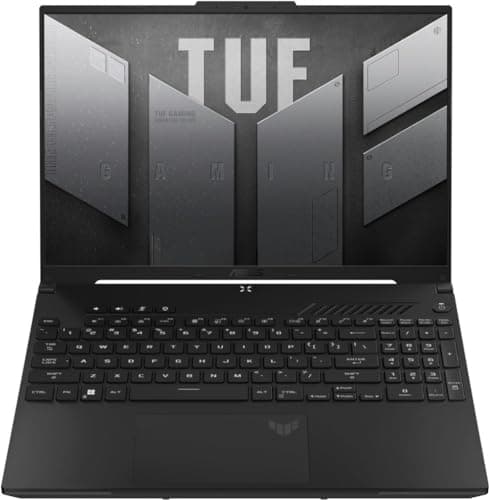 ASUS TUF 16" Ryzen 7 Ultimate Gaming Laptop, 16" FHD+ 165Hz, AMD Ryzen 7 7735HS, AMD Radeon RX 7700S (Beats GeForce RTX 4060), 32GB DDR5 RAM, 2TB SSD, RGB Backlit KB, Wi-Fi 6, Windows 11 Home, Black