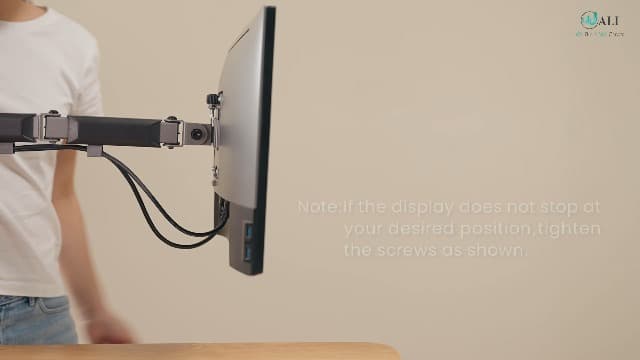 WALI Dual Monitor Stand for Desk, Computer Monitor Stands for 2 Monitors up to 32inch inches, Dual Monitor Mount Fits up to 19.8lbs, Free Standing Full Motion Monitor Arm for Desk (MF002N), Black