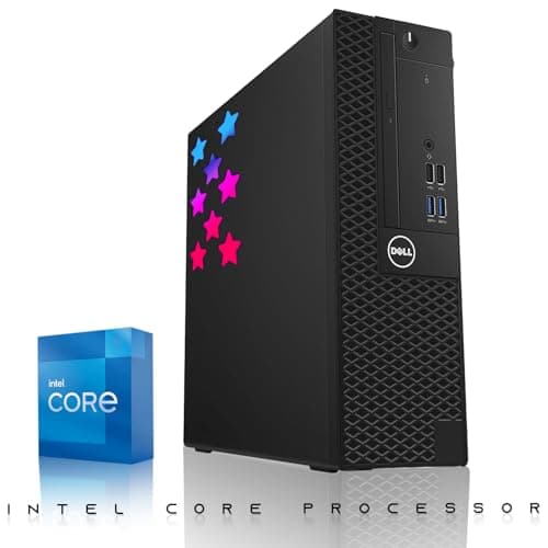Dell Desktop PC Gaming Bundle - Core i7, 16GB RAM, 1TB SSD, 27-inch Curved Monitor, GT 1030, RGB Keyboard with AI-Enhanced Copilot Key and Mouse, RGB Headphone, Webcam, Wi-Fi, Win 11 Pro (Renewed)