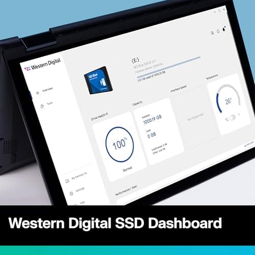 Western Digital 500GB WD Blue SA510 SATA Internal Solid State Drive SSD - SATA III 6 Gb/s, 2.5"/7mm, Up to 560 MB/s - WDS500G3B0A