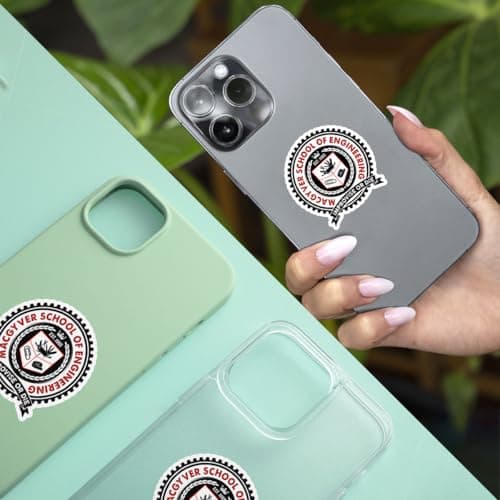 3 Pcs School of Engineering Improvise Or Die Stickers, Engineering Stickers, Funny Mechanic Work Stickers for Adults - Vinyl Sticker 3 Inches for Water Bottles Laptop Phone Car Window Helmet