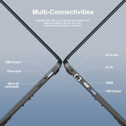Itel 14 inch Laptop Computer, Intel Celeron N4000, 8GB RAM & 256GB SSD, Intel UHD Graphics 600, Windows, 14-inch Micro-Edge HD Display, Ultra Slim, Long Battery Life, 2.4G/5G WiFi, BT 5.0, HDMI