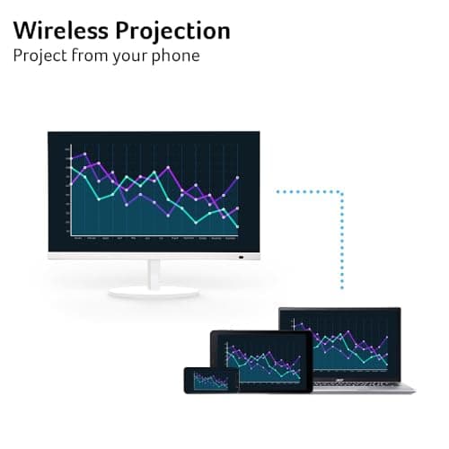 Acer CS272 27” IPS Full HD Smart Monitor | WebOS | Streaming TV | Bluetooth | Wireless Projection | iOT Device for Smart Home | Height Adjustable, Swivel, Tilt & Pivot | 3Wx2 Speakers | sRGB 99%