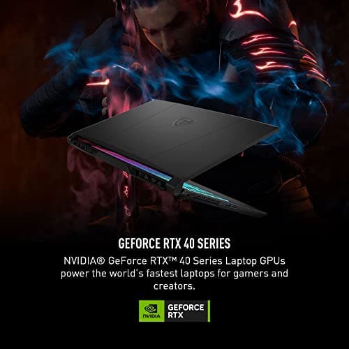 MSI Katana 17 Gaming Laptop: 13th Gen Intel Core i7, GeForce RTX 4060, 17.3" 144Hz FHD Display, 32GB DDR5, 1TB NVMe SSD, USB-Type C, Cooler Boost 5, Win11 Home: Black B13VFK-835US
