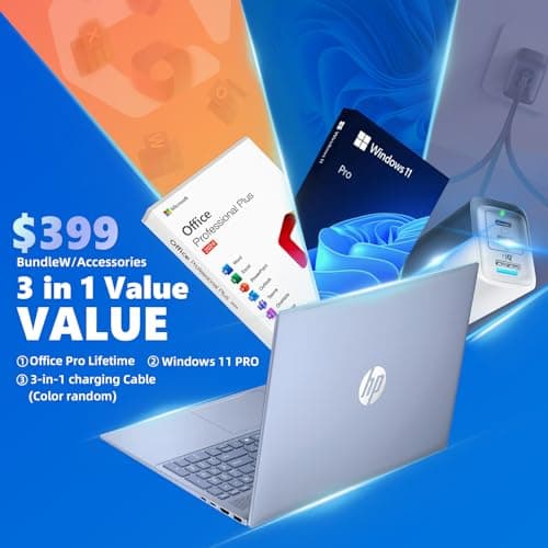 HP Pavilion 16 Touchscreen Laptop – Intel Core 7 150U (Beats i7-1355U) – 16" WUXGA Display – AI Copilot, Backlit – Windows 11 Pro, Office Pro Lifetime 65W GaN Charging– Sky Blue – 32GB RAM | 4TB SSD