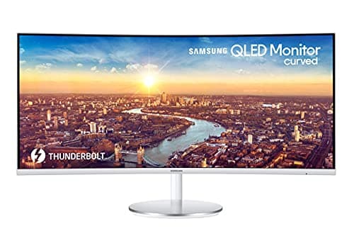 Samsung C34J791 34-inch QHD Ultrawide Curved Monitor with Thunderbolt 3, Mac ready (LC34J791WTNXZA) (Renewed)