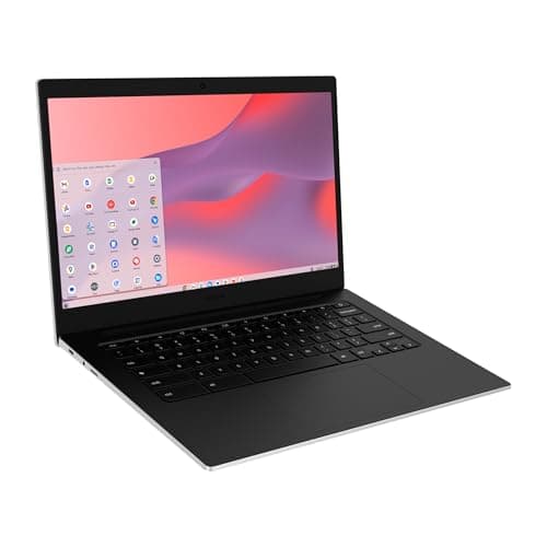 Samsung 14" Galaxy Chromebook Go Laptop PC Computer, Intel Celeron N4500 Processor, 4GB RAM, 64GB Storage, ChromeOS, XE340XDA-KA2US, Student Laptop, Back to School Ready, Silver