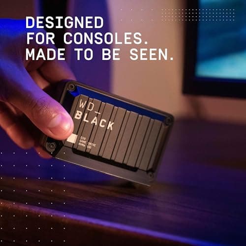 WD_BLACK 1TB D30 Game Drive SSD- Portable External Solid State Drive, Compatible with Xbox and PC, Up to 900MB/s - WDBAMF0010BBW-WESN