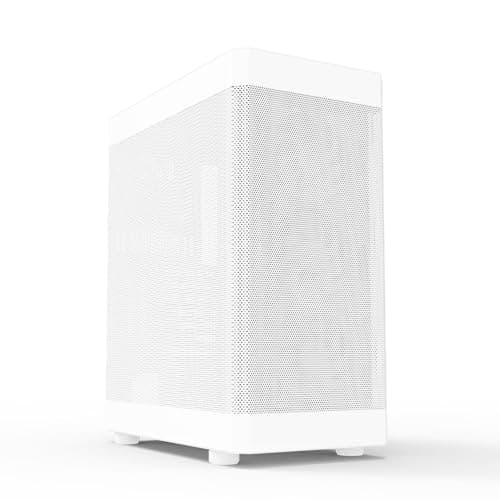 Zalman i4 Airflow Full Mesh Mid Tower ATX Desktop PC Case, 6 x 120mm Quiet Fans Pre-Installed, Vertical GPU Mount & 360mm Radiator Support, White