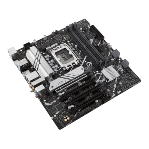 ASUS Prime B760M-A AX LGA 1700(Intel® 12th&13th Gen) microATX Motherboard (PCIe® 4.0, 2xM.2 Slots, DDR5,Realtek 2.5 Gb LAN,WiFi 6, DP,Rear USB 3.2 Gen 2, Front USB 3.2 Gen 1 Type-C®)