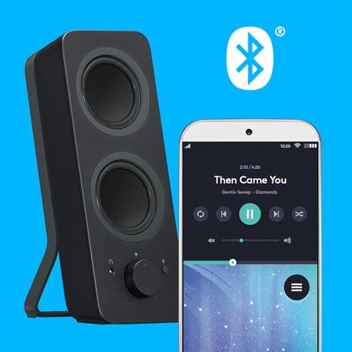 Logitech Z207 2.0 Stereo Computer Speakers with Bluetooth