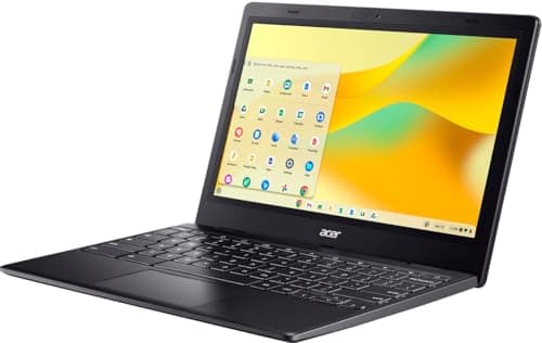 acer 311 Chromebook Laptop for 2025 Student Business, Dual-Core Intel N4500 Processor,11.6" HD Display, 4GB RAM, 192GB (64GB eMMC+128GB Card), Webcam WiFi, Long Battery, Chrome OS +MarxsolAccessory