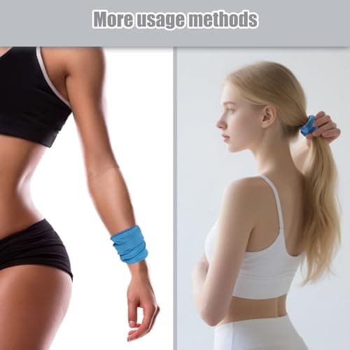 4 Pcs Cooling Headbands for Women Men Sport Sweatband for Running Yoga Cycling Hiking Workout
