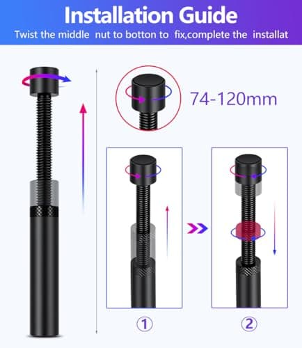 GPU Support Bracket, Gpu Anti Sag Bracket, Graphics Card GPU Brace Support, Video Card Sag Holder Bracket, GPU Stand with Magnet & Non-Slip Sheet, L(74-120mm)