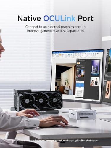 MINISFORUM NAB8 Plus Mini PC Core i7-12800H(14C/20T,up to 4.8Ghz) 16G RAM 1TB SSD Desktop Computer, 1xHDMI2.1 TMDS|1xDP1.4|1xUSB4 Video Outputs, 2x2.5G LAN/WiFi6E/BT5.3/4xUSB Iris Xe Graphics Micro PC