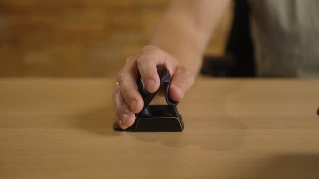 R-Go Twister Ambidextrous Mouse, Foldable design, Ergonomic vertical, With Break Software, Duo connection(Bluetooth&usb C), Silent Click, Prevents Tennis Elbow/RSI, For Windows/Mac, Black