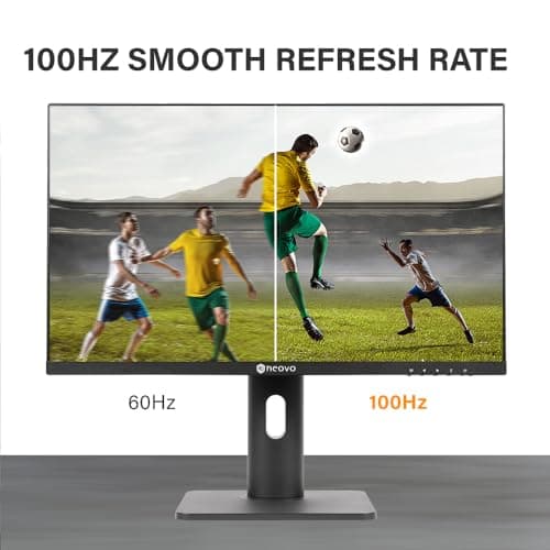 AG Neovo MH2703 27 inch Monitor Adjustable Height, Rotate, Swivel,100Hz, TUV Eyesafe, FHD 1080p, VGA, HDMI, and DisplayPort