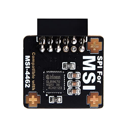 TPM2.0 Module TPM SPI 12Pin Module with infineon SLB 9670 for MSI Motherboard Compatible with TPM2.0(MS-4462)